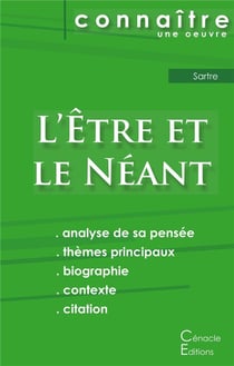L'être et le néant, de Jean-Paul Sartre