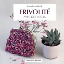 Frivolité avec des perles