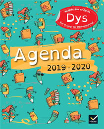 Agenda adapté aux enfants dys (édition 2019/2020)