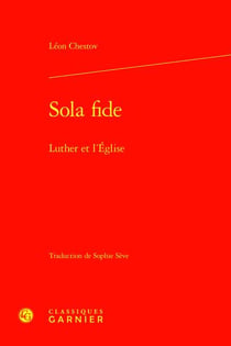 Sola fide : Luther et l'Église
