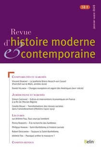 Revue d'Histoire Moderne et Contemporaine n.72