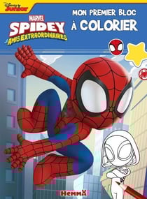 Marvel spidey et ses amis extraordinaires - mon premier bloc a colorier (spidey mur)