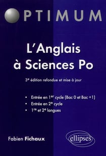 L'anglais a sciences po - 3e edition