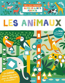 Mes tout premiers autocollants - Gommettes formes - Les animaux