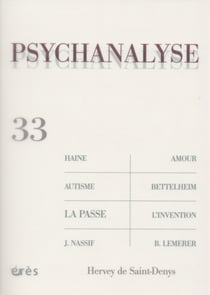 Revue psychanalyse n.33 - l'amour, la haine, la passe