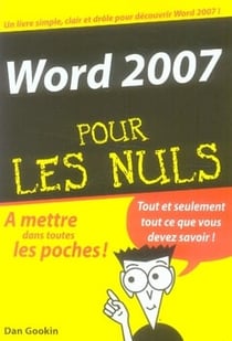 Word 2007 poche pour les nuls