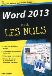Word 2013 Poche Pour Les Nuls