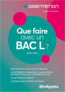 Que faire avec un bac L ? (édition 2019/2020)