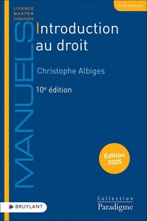 Introduction au droit (édition 2025)