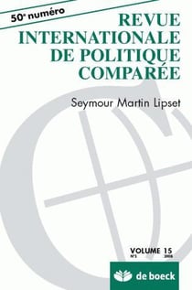 Revue internationale de politique comparée n.2008/3