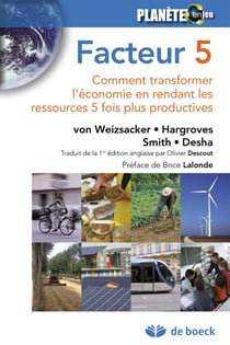 Facteur 5 - comment transformer l'économie en rendant les ressources 5 fois plus productives