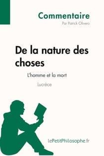 De la nature des choses de Lucrèce - l'homme et la mort