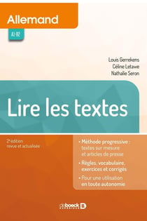 Allemand - lire les textes