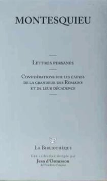 Les lettres persanes et autres oeuvres T21
