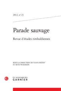 Parade sauvage n.23 : 2012