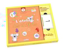L'Atelier des chiffres - MS-GS : 64 cartes et 1 cahier d'exercices réutilisable pour faire ses premiers pas vers les mathématiques