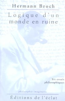 Logique d'un monde en ruine