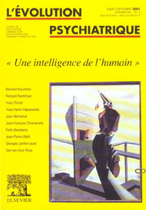 L'evolution psychiatrique t.66