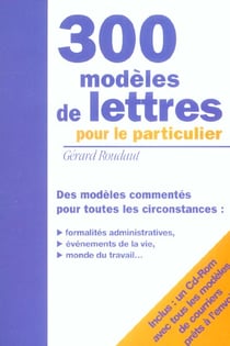 300 modèles de lettres pour particulier