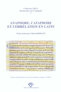 Anaphore, cataphore et corrélation en latin