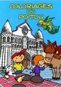 Coloriages du poitou (bleu & vert)