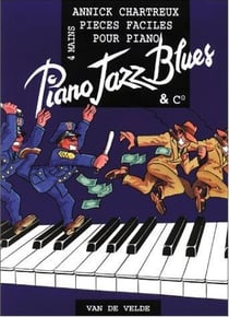 Piano jazz blues