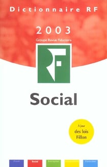 Dictionnaire social - edition 2003