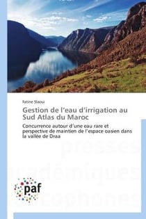 Gestion de l'eau d'irrigation au Sud Atlas du Maroc