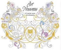 Art nouveau - 12 cartes avec enveloppes