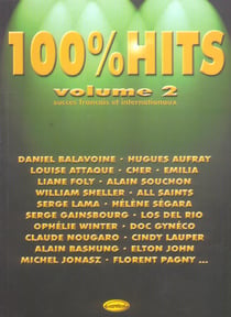 100% hits, volume 2 piano, voix, guitare