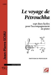 Le voyage de pétrouchka - sept duos faciles pour l'accompagnement au piano - partition du professeur