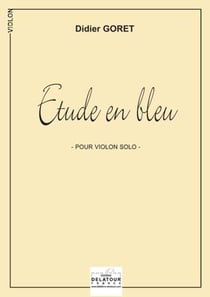 Etude en bleu pour violon
