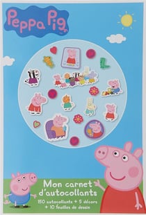 Peppa pig - mon carnet d'autocollants