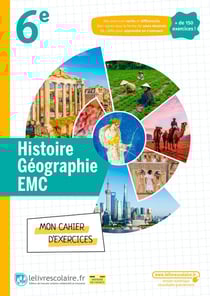 Histoire-géographie-EMC - 6e - cahier d'exercices