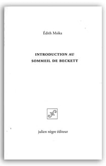 Introduction au sommeil de Beckett