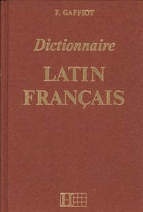 Dictionnaire latin francais (complet / marron)