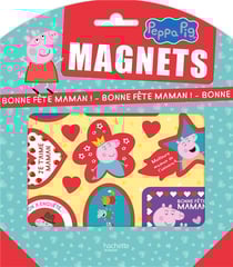 Peppa pig - pochettes magnets - bonne fête maman