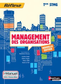 Management des organisations - terminale STMG - livre + licence élève (édition 2015)