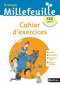 Le nouveau Millefeuille : français - CE2 - cahier d'exercices (édition 2023)