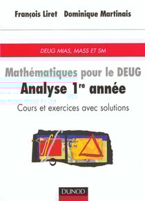 Mathematiques analyse 1ere annee t.1