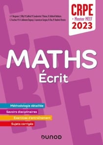 Je prépare : concours professeur des écoles - mathématiques - écrit / admissibilité