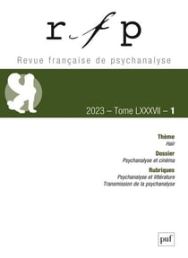 Revue française de psychanalyse n.87 : psychanalyse et cinéma