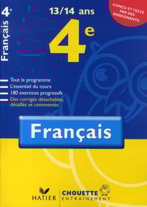 Chouette entraînement : francais - 4ème (édition 2007)