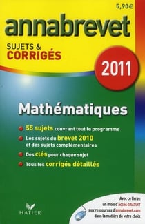 Annabrevet t.11 - mathématiques - corrigés