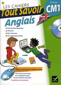 Les cahiers tout savoir - anglais - cm1