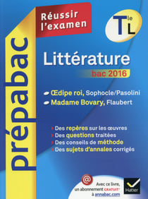 Prepabac examens - littérature - terminale l (édition 2016)