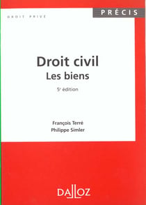 Dt civil. les biens 5e precis