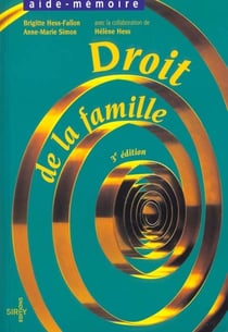 Droit de la famille - 3e edition