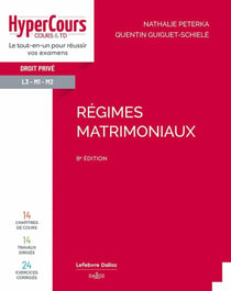 Régimes matrimoniaux (8e édition)