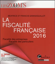 La fiscalité française 2016